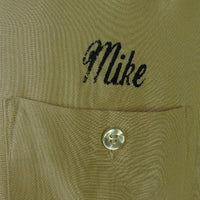 vintage bowling shirt personalized for Mike