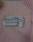 50s pink cashmere sweater label, Bernhard Altmann