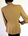 40s Fitted Jacket Vintage Womens Geometric Cut M/L VFG