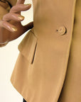 40s Fitted Jacket Vintage Womens Geometric Cut M/L VFG