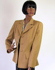 40s Fitted Jacket Vintage Womens Geometric Cut M/L VFG