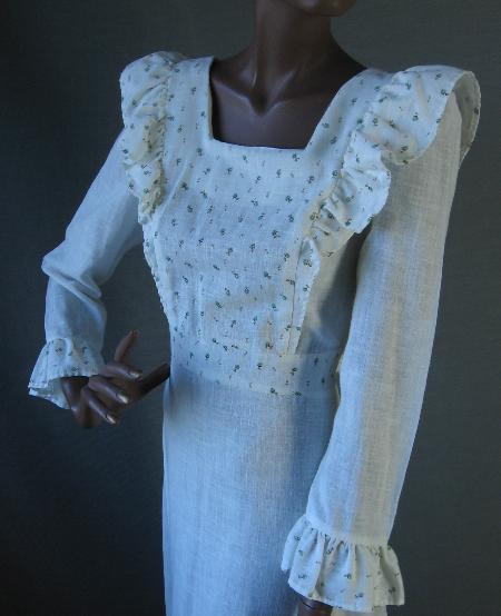 70s Vintage Prairie Dress Hippie Maiden Cottagecore Boho Maxi Medium P Mags Rags 70s Vintage Prairie Dress Hippie Maiden Cottagecore Boho Maxi Medium P Mags Rags