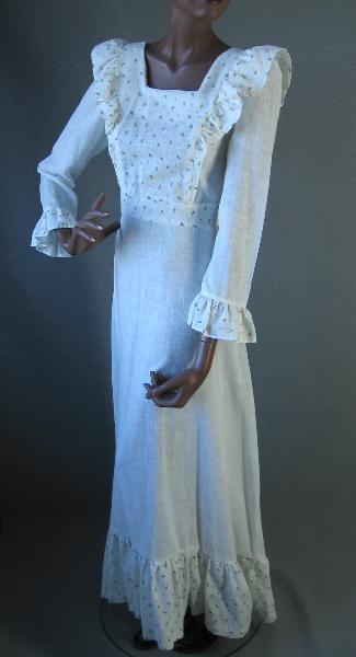 70s Vintage Prairie Dress Hippie Maiden Cottagecore Boho Maxi Medium P Mags Rags 70s Vintage Prairie Dress Hippie Maiden Cottagecore Boho Maxi Medium P Mags Rags