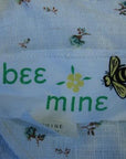70s pinafore dress label, Bee Mine