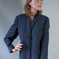 1940s vintage pinstripe womens jacket