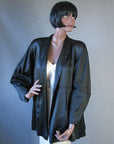1940s vintage satin swing jacket