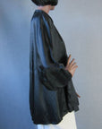 side of 40s swing jacket with kimono barrel sleeves