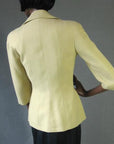 back view, vintage 1950s fit and flare jacket