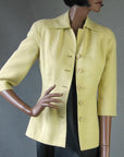 1950s fit and flare light weight women's jacket, open