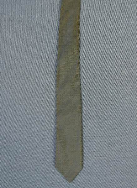 vintage 1950s Mad Men silk bronze neck tie