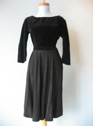1950s full skirt cocktail dress separates