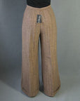 back view, wide legged vintage Bobbie Brooks pants