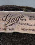 vintage 1940s Gage hat label