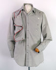 60s vintage western shirt, bib front mostly unsnapped