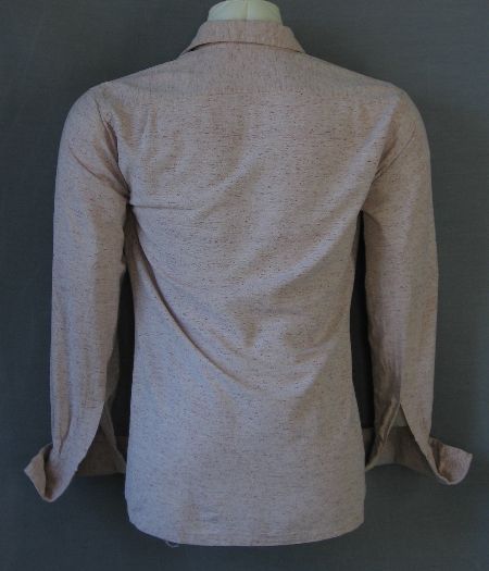 back view, 50s casual silk shirt
