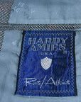 60s 70s suit jacket label, Hardy Amies, Roos Atkins