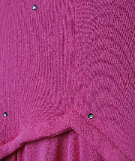 close up detail, single possible missing rhinestone