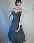 1950s vintage cocktail dress by Jerry Parnis