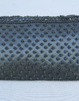 back view, 60s Hong Kong beaded clutch bag