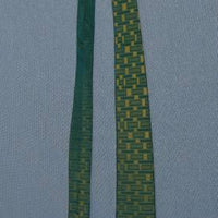 60s Countess Mara necktie green and yello geometric