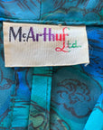 label close up, McArthur Ltd. 50s sheath dress
