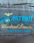second USN jacket label, Patriot Styled by Weintraub Bros. Co.