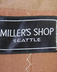 1950s vintage Miller's jacket label