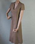 70s structured shift dress by Molly Parnis