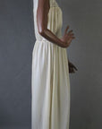 side view, floor length night gown 50s 60s