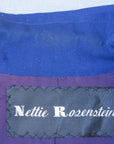 40s designer suit jacket lapel, Nettie Rosenstein