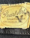 40s Vintage Cropped Jacket Braid Trimmed Asian Influenced Medium to Small VFG Pearl Art Sportswear