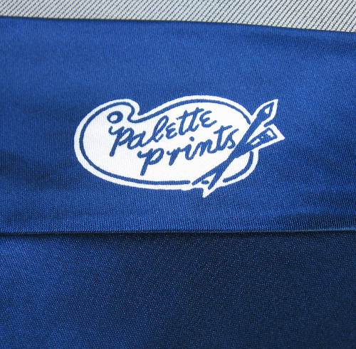 40s wide necktie label, Palette Prints