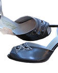 another view, 50s new Old Stock ankle strap heels shoes