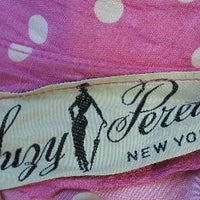 60s Suzy Perette vintage dress label