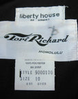 70s maxi dress label, Tori Richard Honolulu, Liberty House of Hawaii