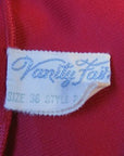 1950s Vanity Fair vintage slip label