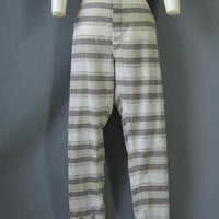 1950s vintage mens plaid pajama pants