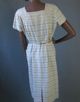 Women's 50s Dress Peekaboo Embroidered Summer Vintage Medium Wildman VFG