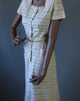 Women's 50s Dress Peekaboo Embroidered Summer Vintage Medium Wildman VFG