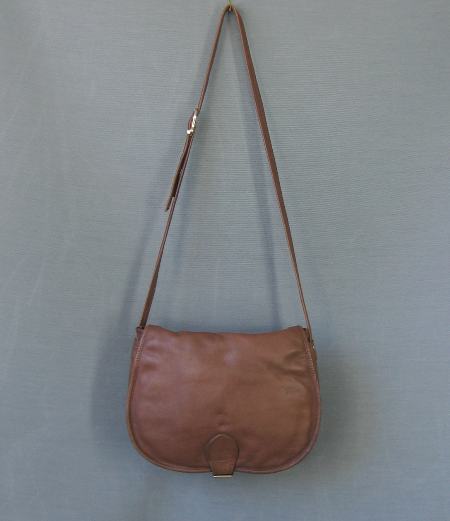 1960s/70s Leather Messenger Bag Purse in Caramel Leather -  in 2023