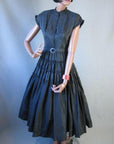 vintage 50s New Look Cocktail dress LBD Little Black Dress
