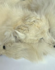 30s Vintage Arctic White Fox Fur Stole Double Pelt Bridal Fur VFG