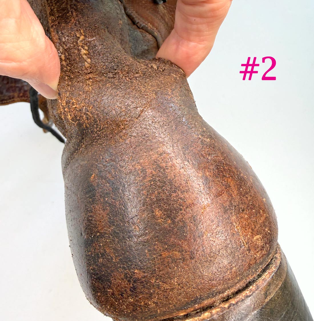 M43 Men's Vintage Army Boots Double Buckle WW2 40s 9D
