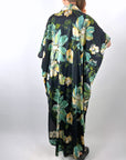 70s Caftan Vintage Mega Floral Jersey Alice of California VFG