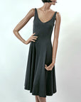 Vintage 90s Y2K Tank Dress Fit & Flare Large Betsey Johnson VFG