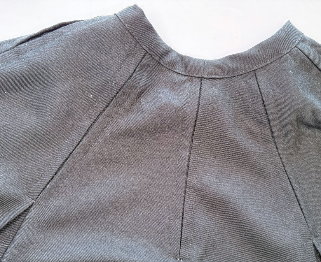 Edwardian Wool Cape Antique Unisex Coat 1900s Vintage Country Wear VFG