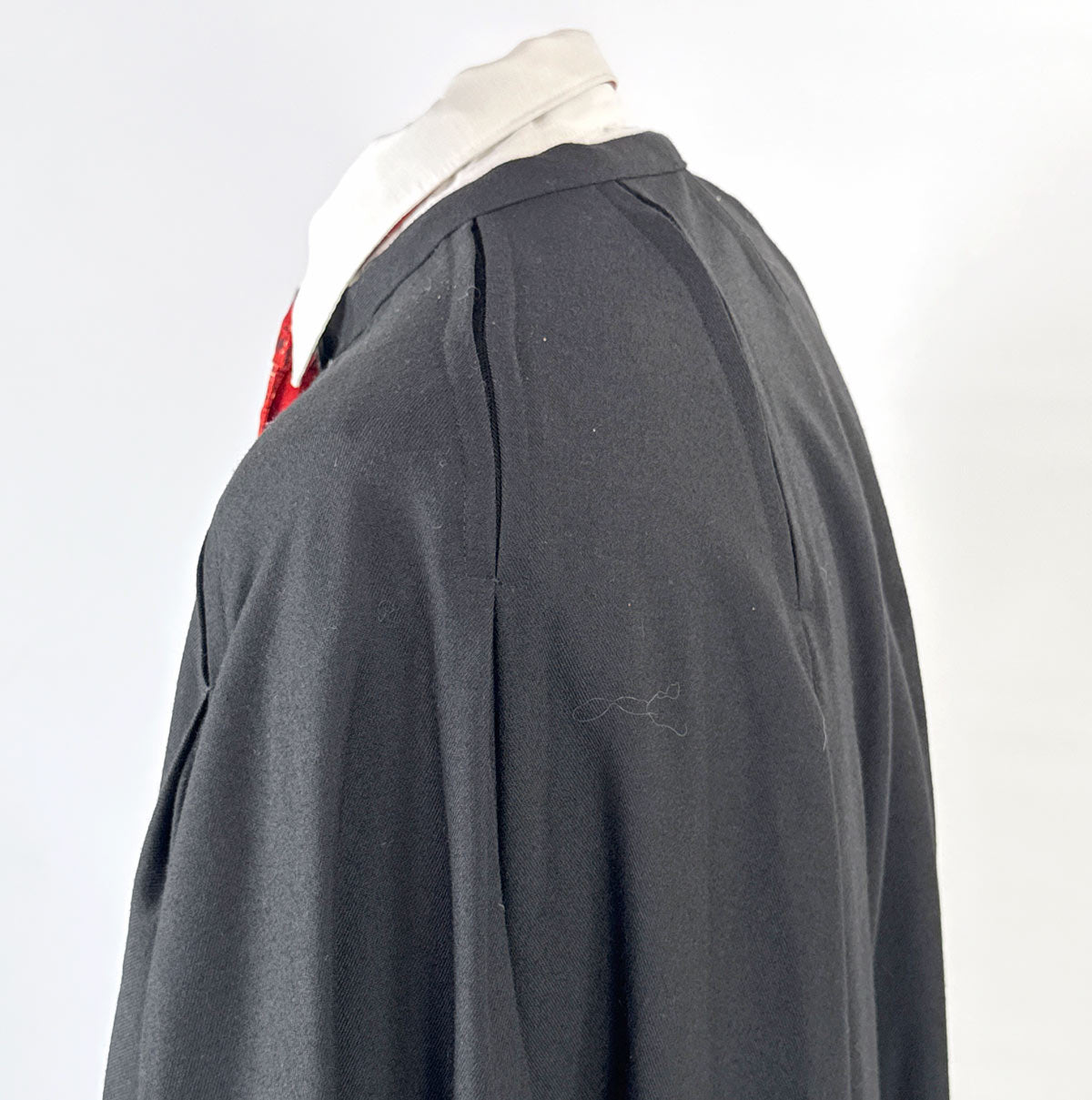 Edwardian Wool Cape Antique Unisex Coat 1900s Vintage Country Wear VFG