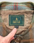 90s Plaid Tunic Vest Waistcoat Gilet Irish Wool House of Bruar VFG