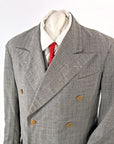 30s 40s Vintage Men's Suit Double Breasted Jacket Vest Pants As-Is Nanking China VFG