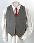 30s 40s Vintage Men's Suit Double Breasted Jacket Vest Pants As-Is Nanking China VFG